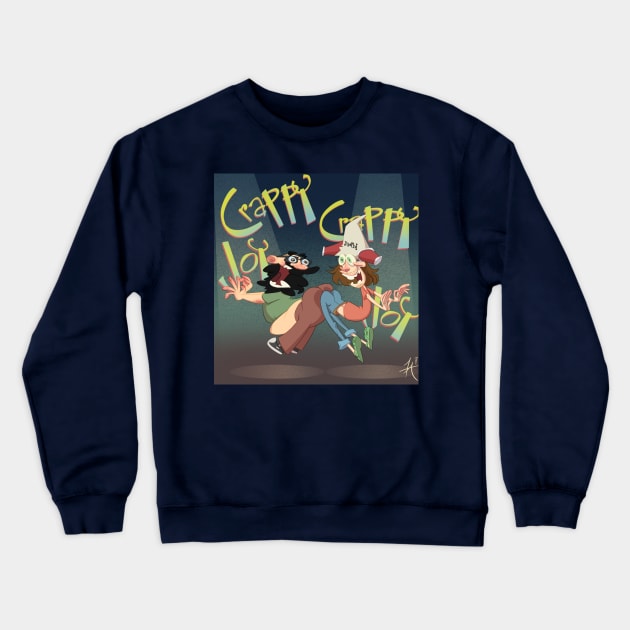 Crappy Crappy Joy Joy Crewneck Sweatshirt by Game Society Pimps